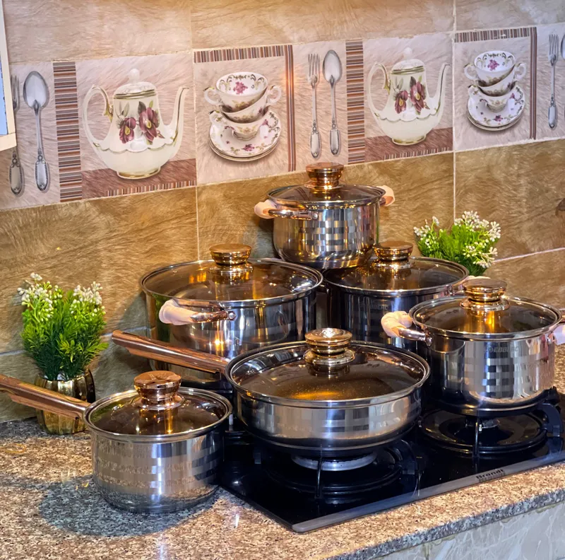 pack inox jaune 12 pcs germany